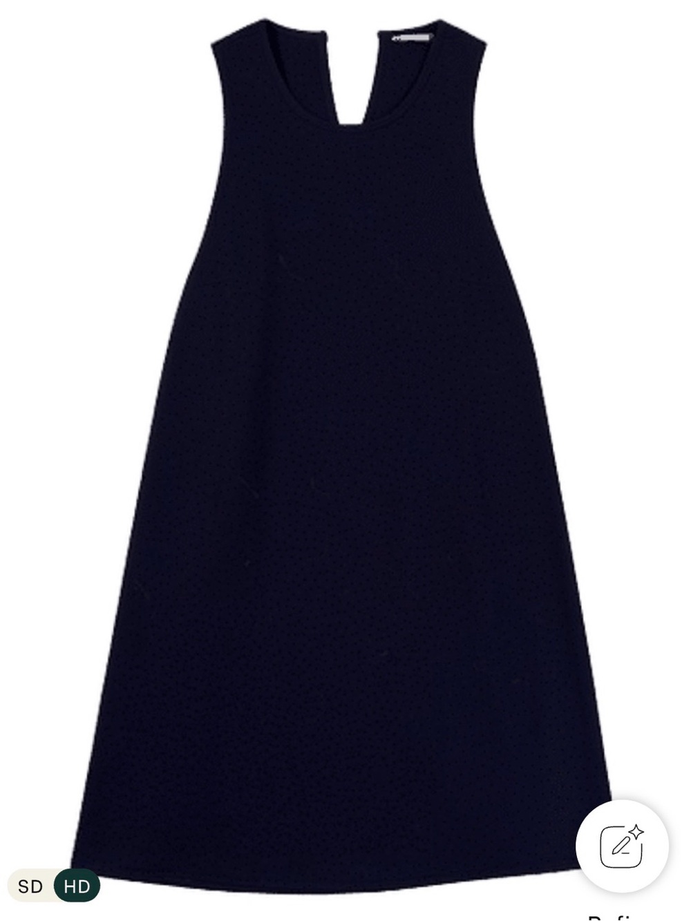 American Apparel Navy A-Line Mini Dress